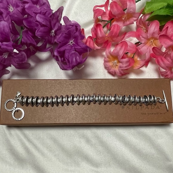 🩵SOLD🩵 Silpada Logo Signature Arrowhead Sterling Silver Bracelet B2091 - Picture 13 of 15